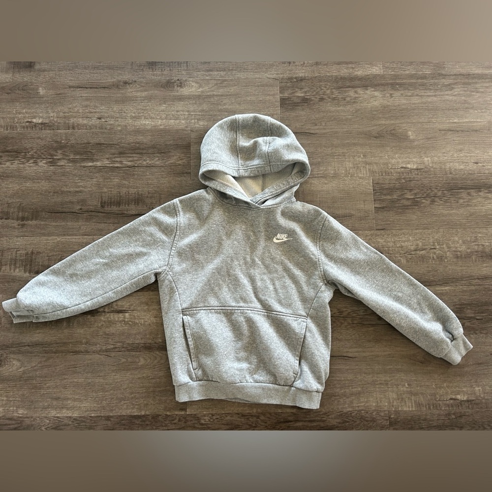 Kids’ Nike Grey Hoodie L - Picture 2 of 7